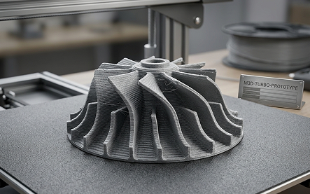 Turbine blade STL mesh